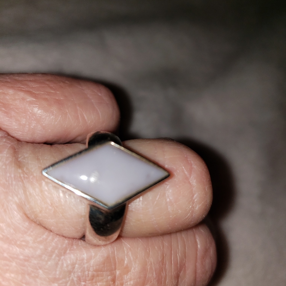 SS pink stone ring - Picture 4 of 5